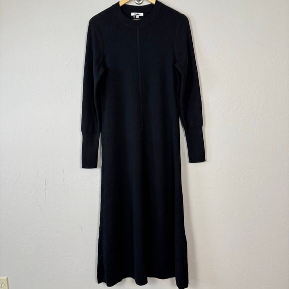 Madewell NWT Womens Size Large Merino Wool Sweater Dress Midi Long Sleeve Witchy - Picture 4 of 11